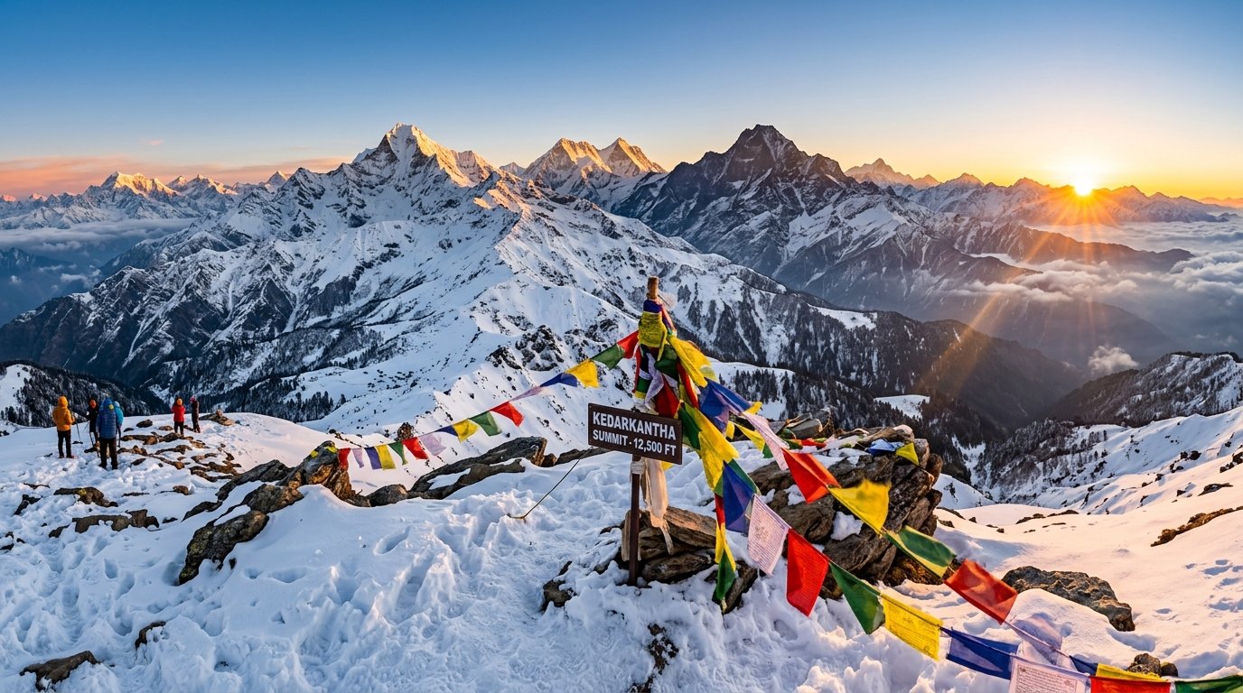 Kedarkantha Winter Summit Trek — View 2
