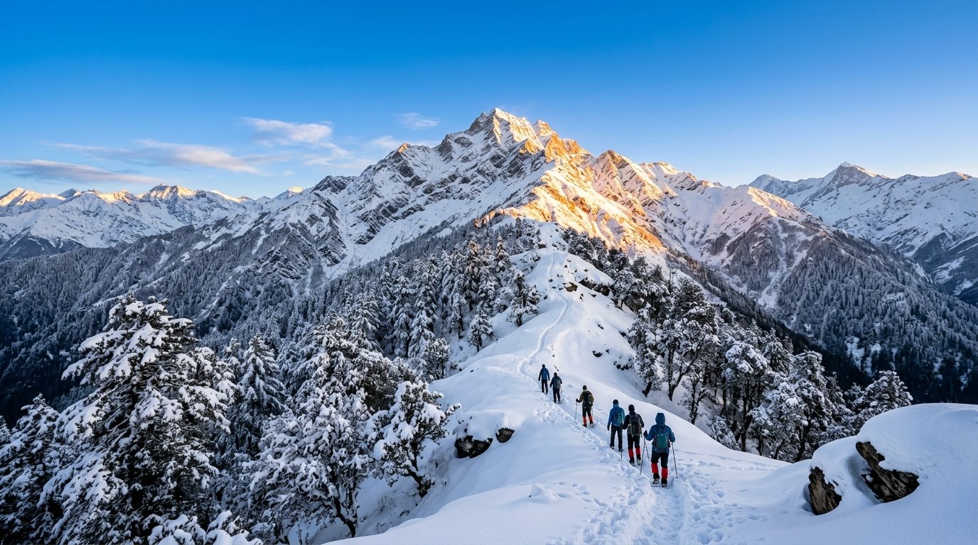 Kedarkantha Winter Summit Trek — View 3